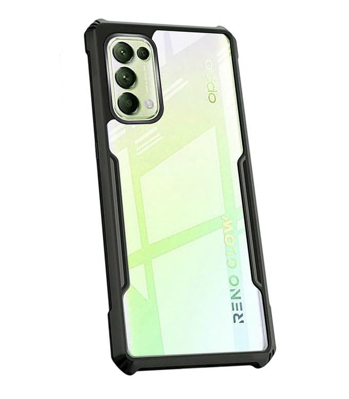 Oppo Reno5 Pro 5G Back Cover (Silicone Border)