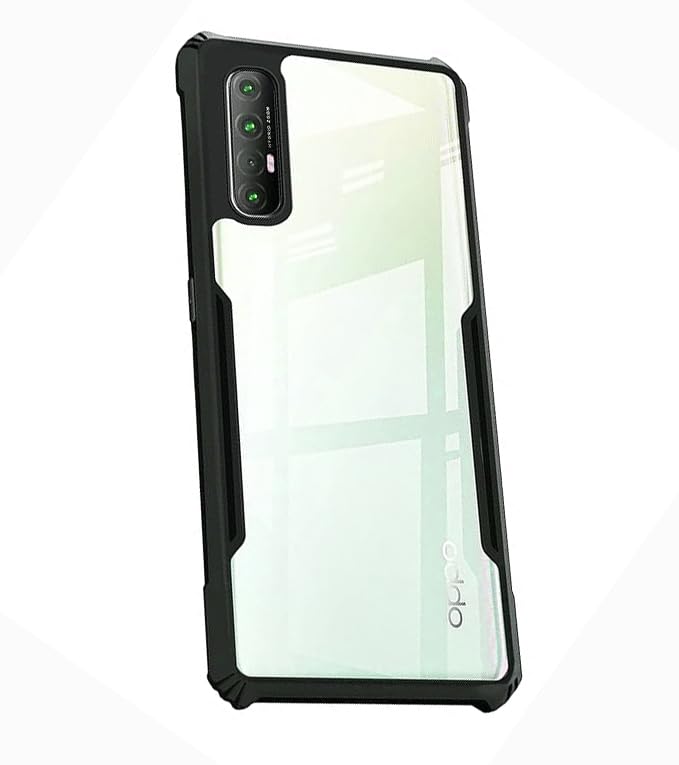 Oppo Reno4 Pro Back Cover (Silicone Border)
