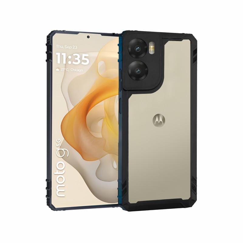 Motorola G05 Back Cover (Silicone Border)