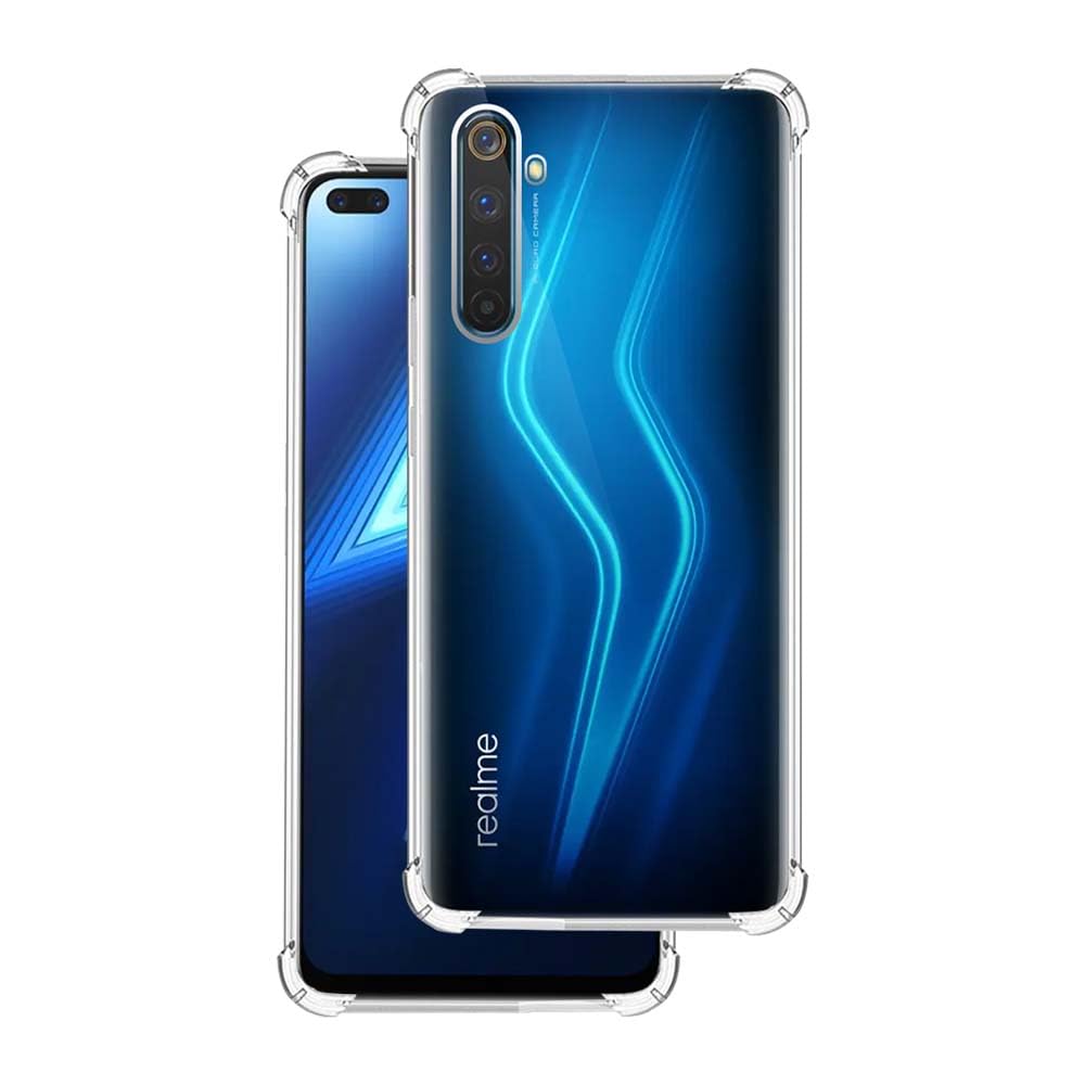 Realme 6 Pro Back Cover (Transparent)