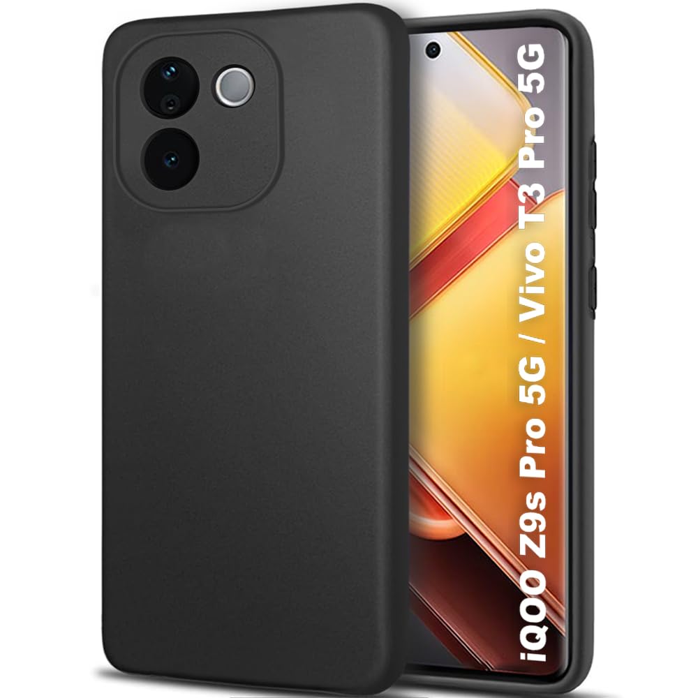 Matte Finish Silicone Cover For Vivo T3 Pro 5G