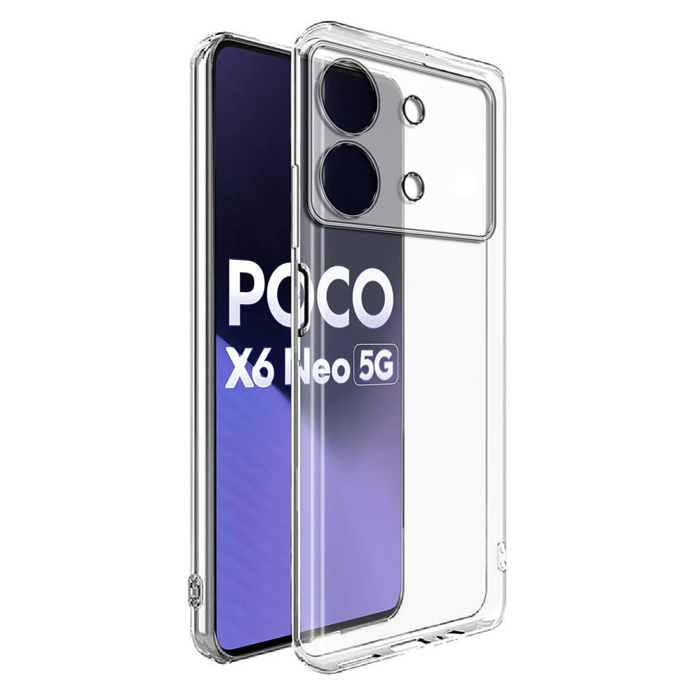 Poco X6 Neo 5G Back Cover (Transparent)