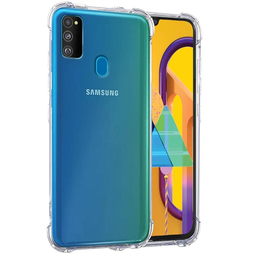 Samsung M21 Back Cover (Transparent)