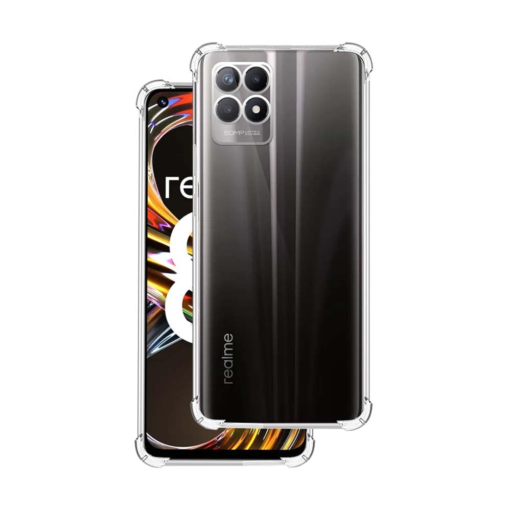 Realme 8i Back Cover (Transparent)