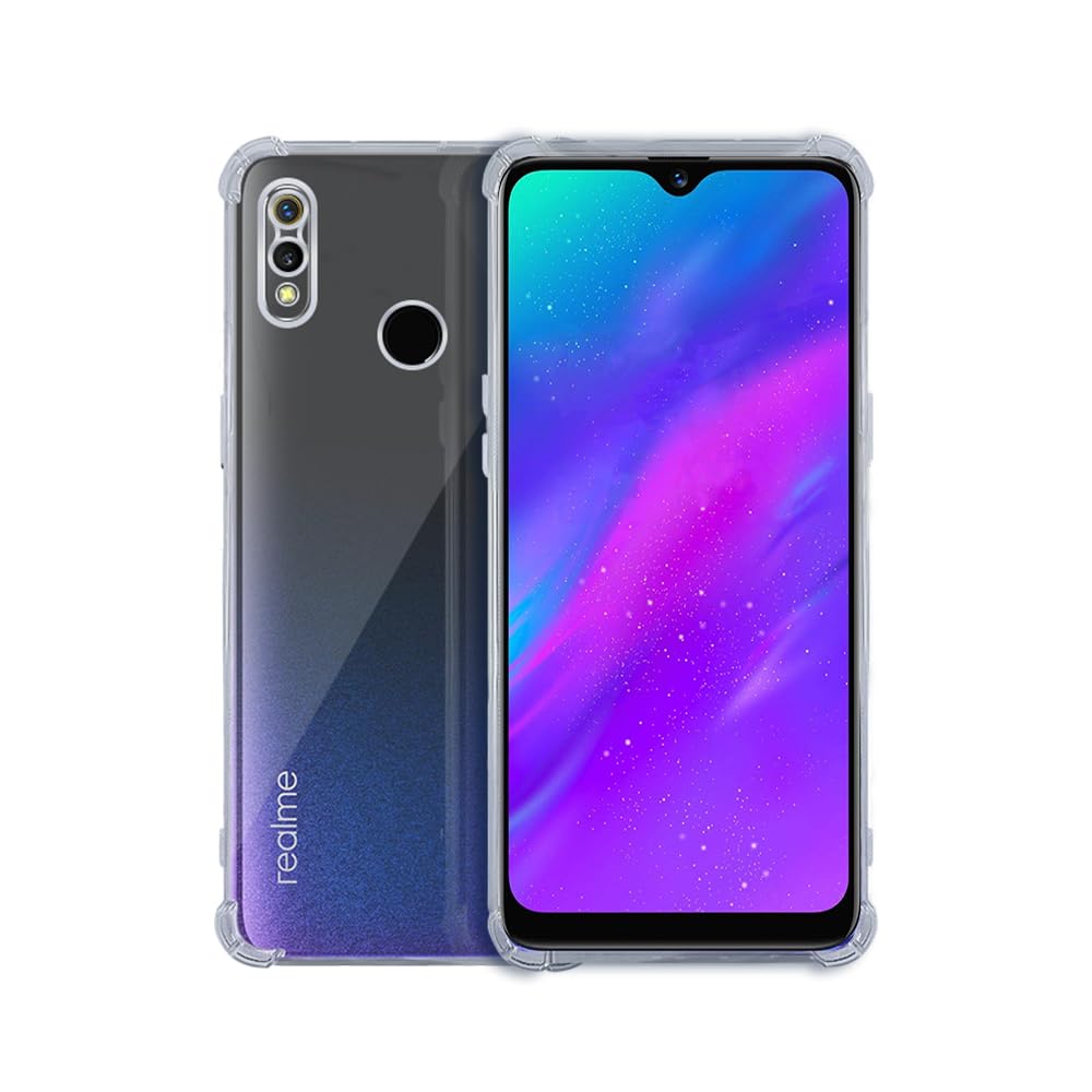 Realme 3 Back Cover (Transparent)