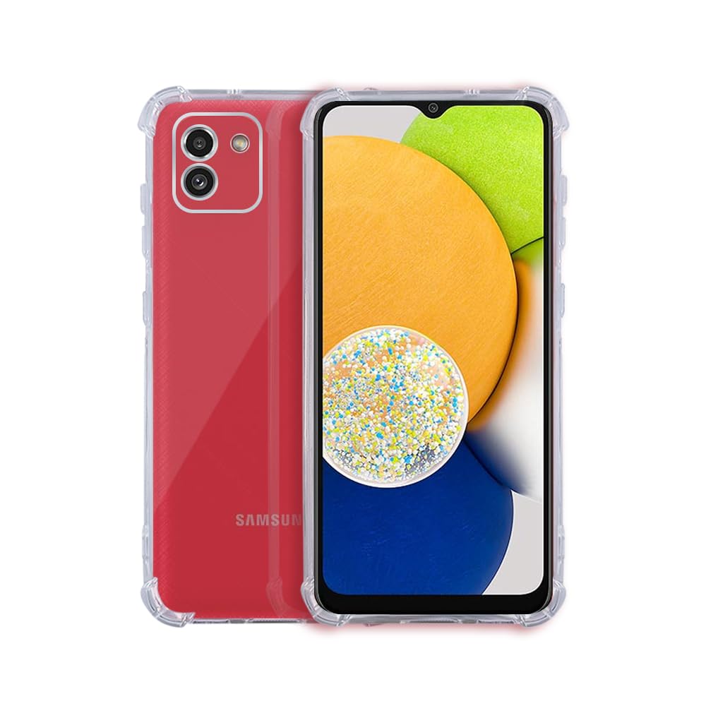 Samsung A03 Back Cover (Transparent)