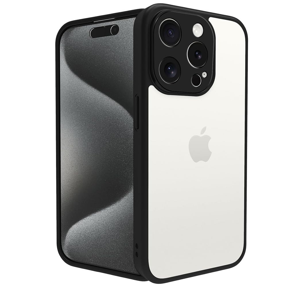 Apple iphone 15 Pro Back Cover (Silicone Border)