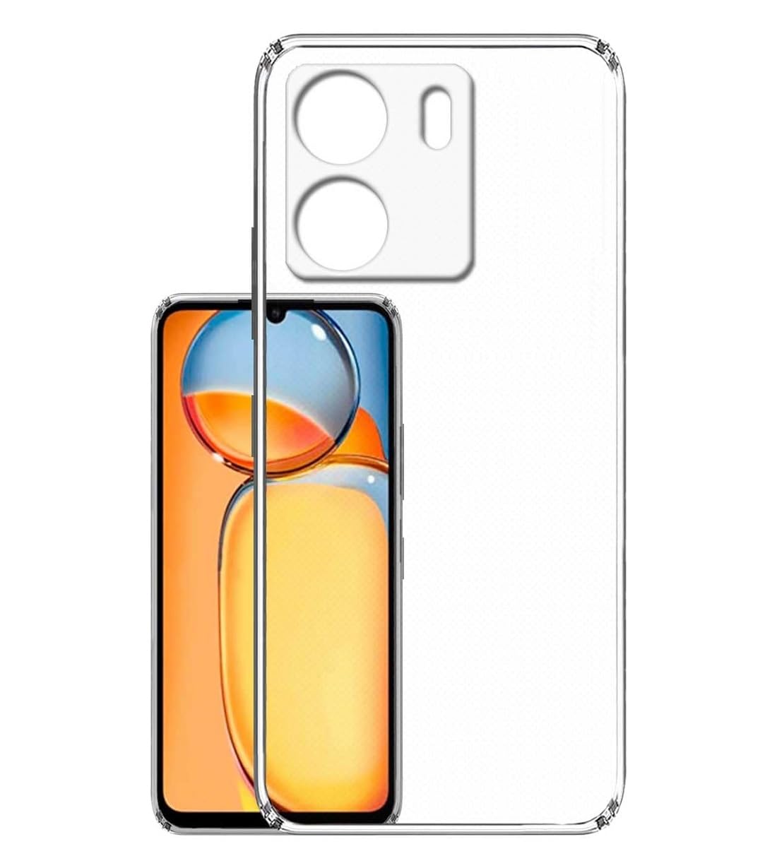 Poco C65 5G Back Cover (Transparent)