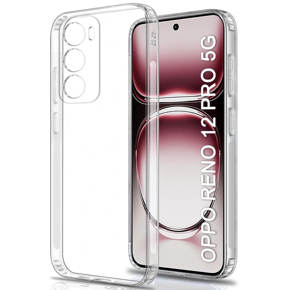 Oppo Reno12 Pro 5G Back Cover (Transparent)