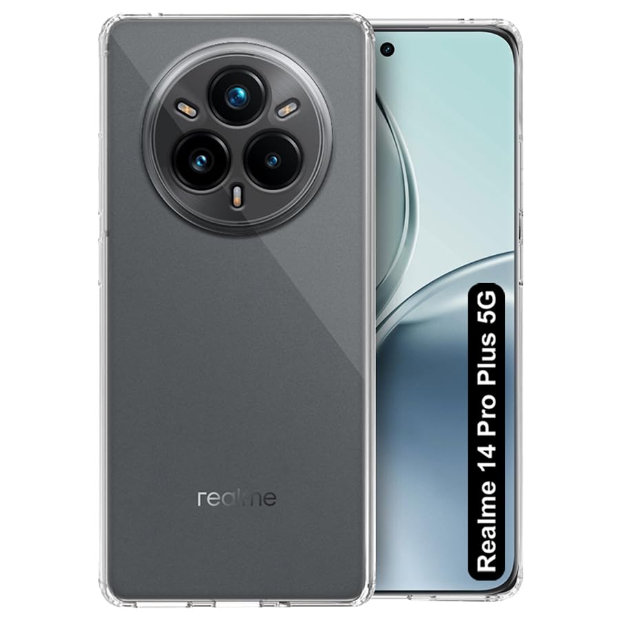 Realme 14 Pro Plus 5G Back Cover (Transparent)