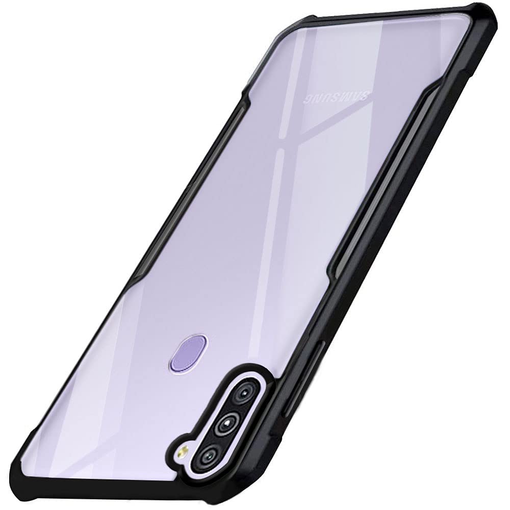 Samsung M11 Back Cover (Silicone Border)