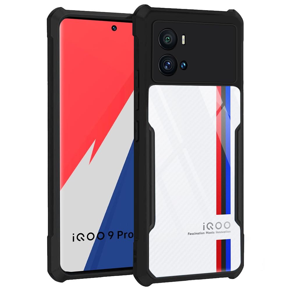 iQOO 9 Pro 5G Back Cover (Silicone Border)