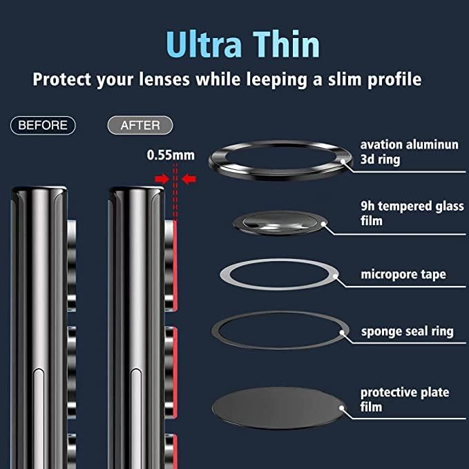 Camera Lens Protector Protector Ring for Moto Edge 60 Fusion 5G