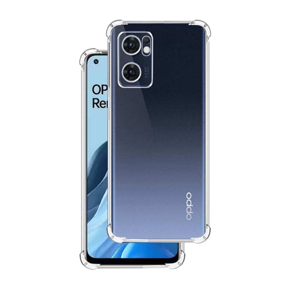 Oppo Reno7 5G Back Cover (Transparent)