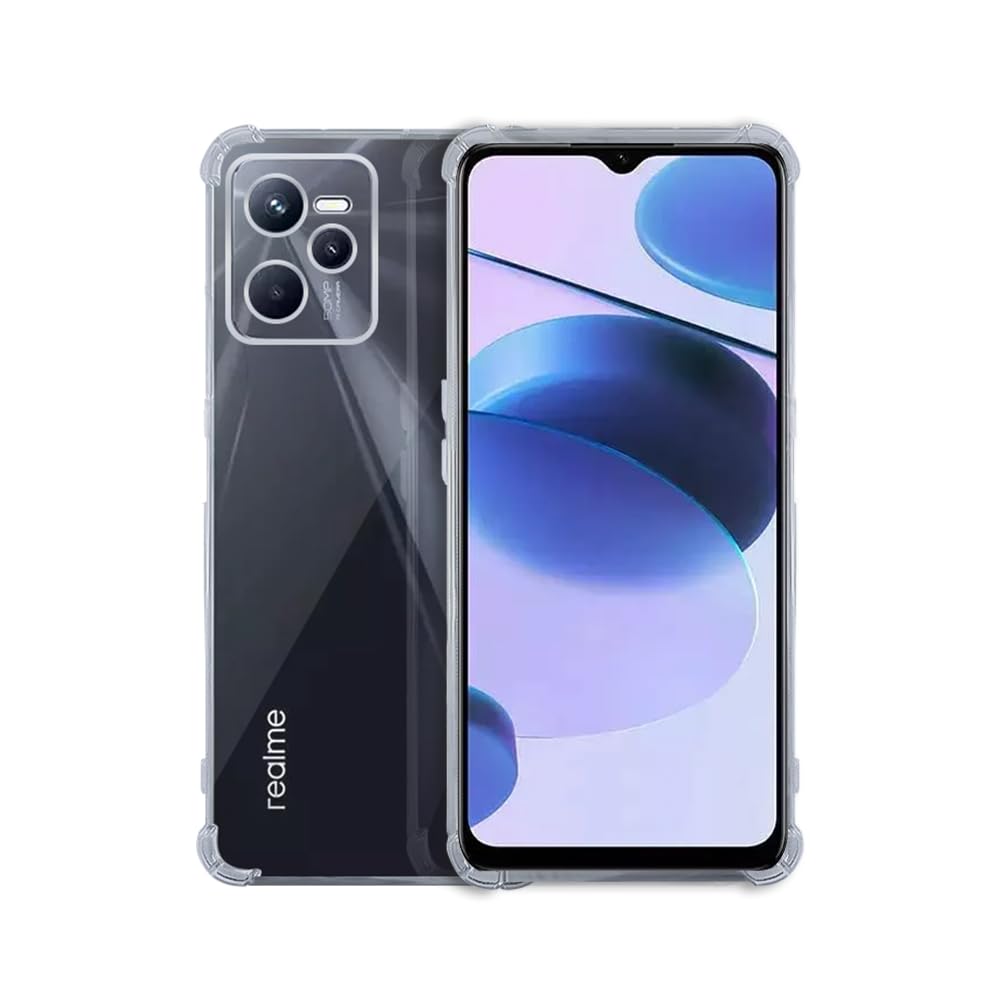 Realme C35 Back Cover (Transparent)