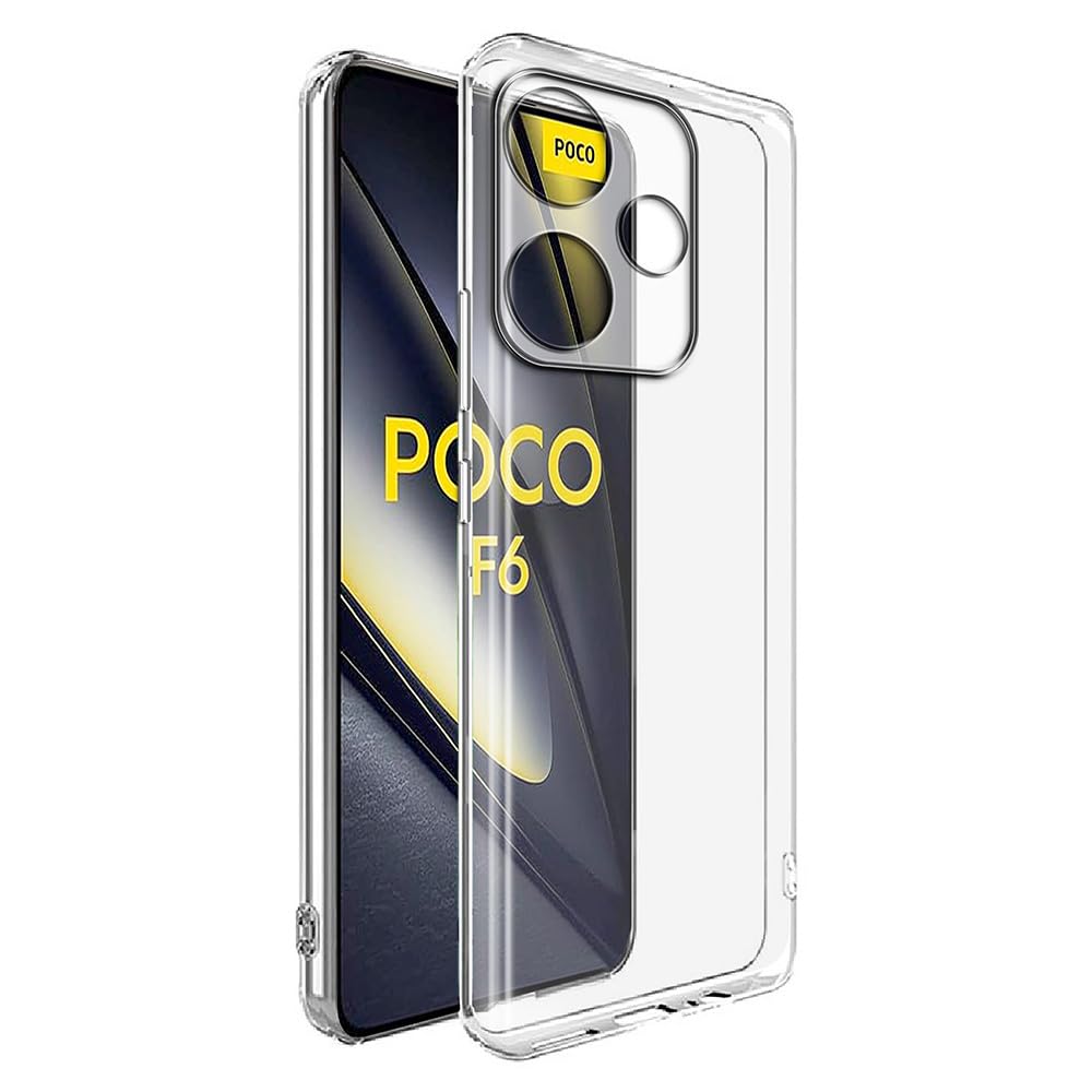 Poco F6 5G Back Cover (Transparent)