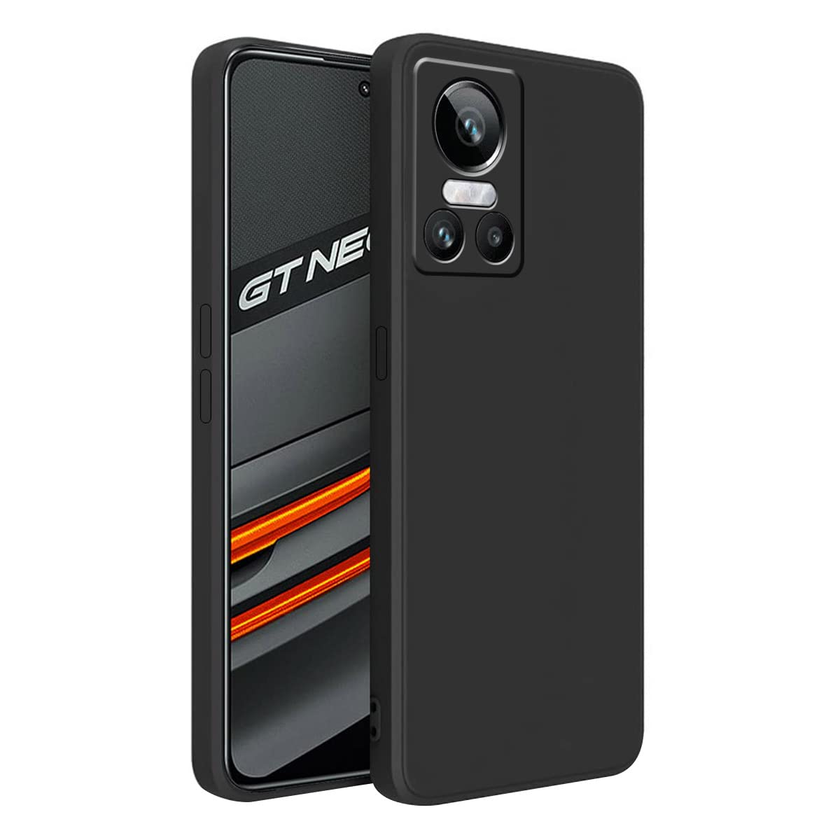 Matte Finish Silicone Cover For Realme GT Neo 3