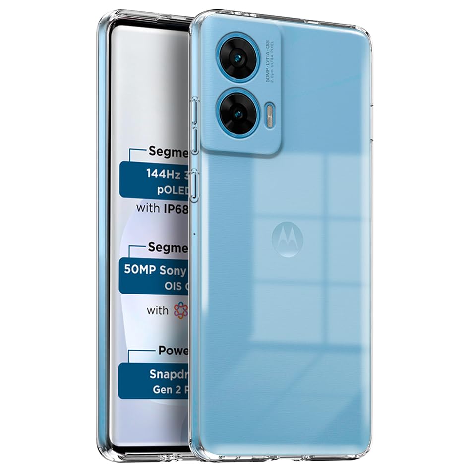 Motorola G15 Back Cover (Transparent)