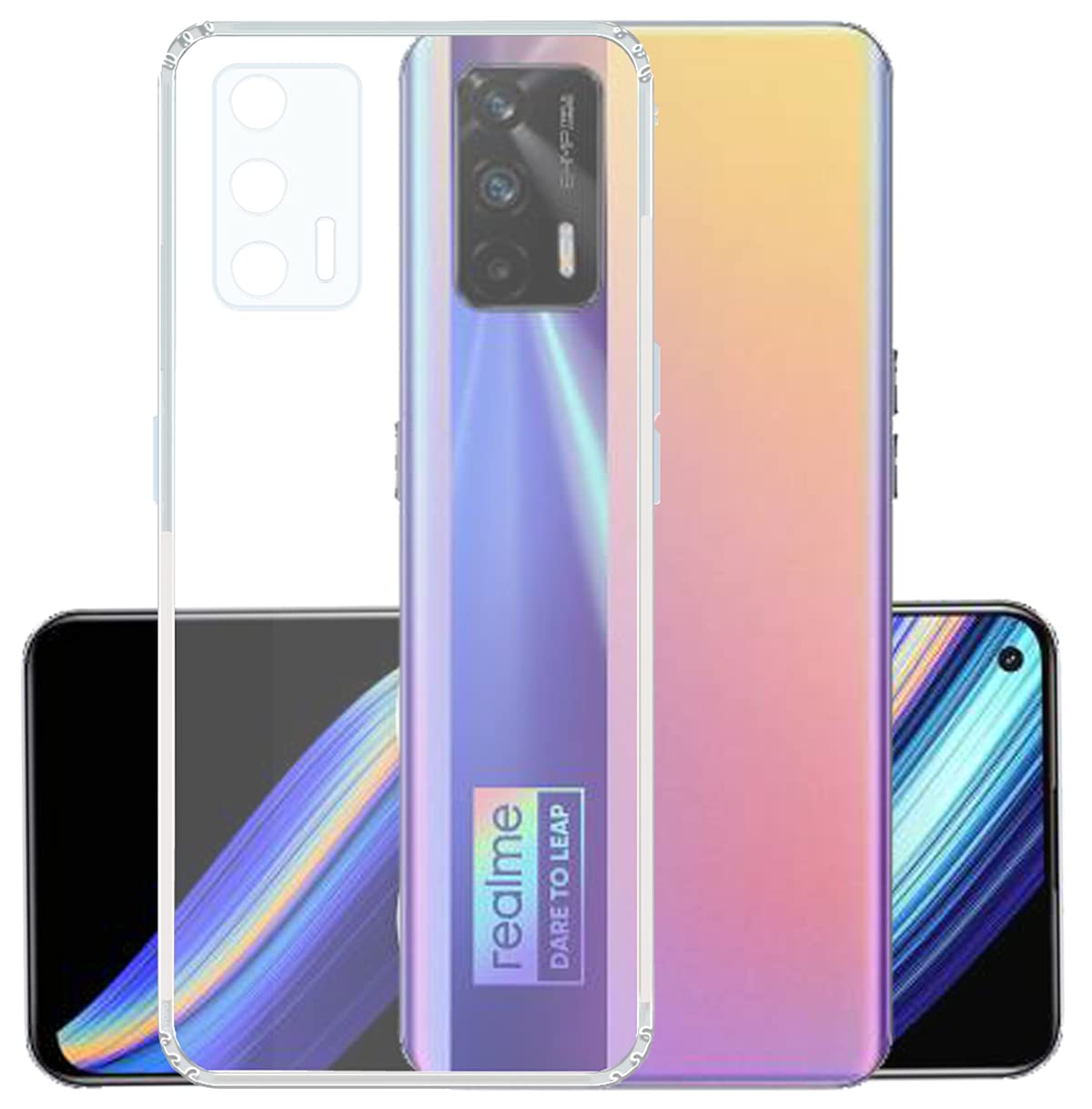 Realme GT 5G Back Cover (Transparent)