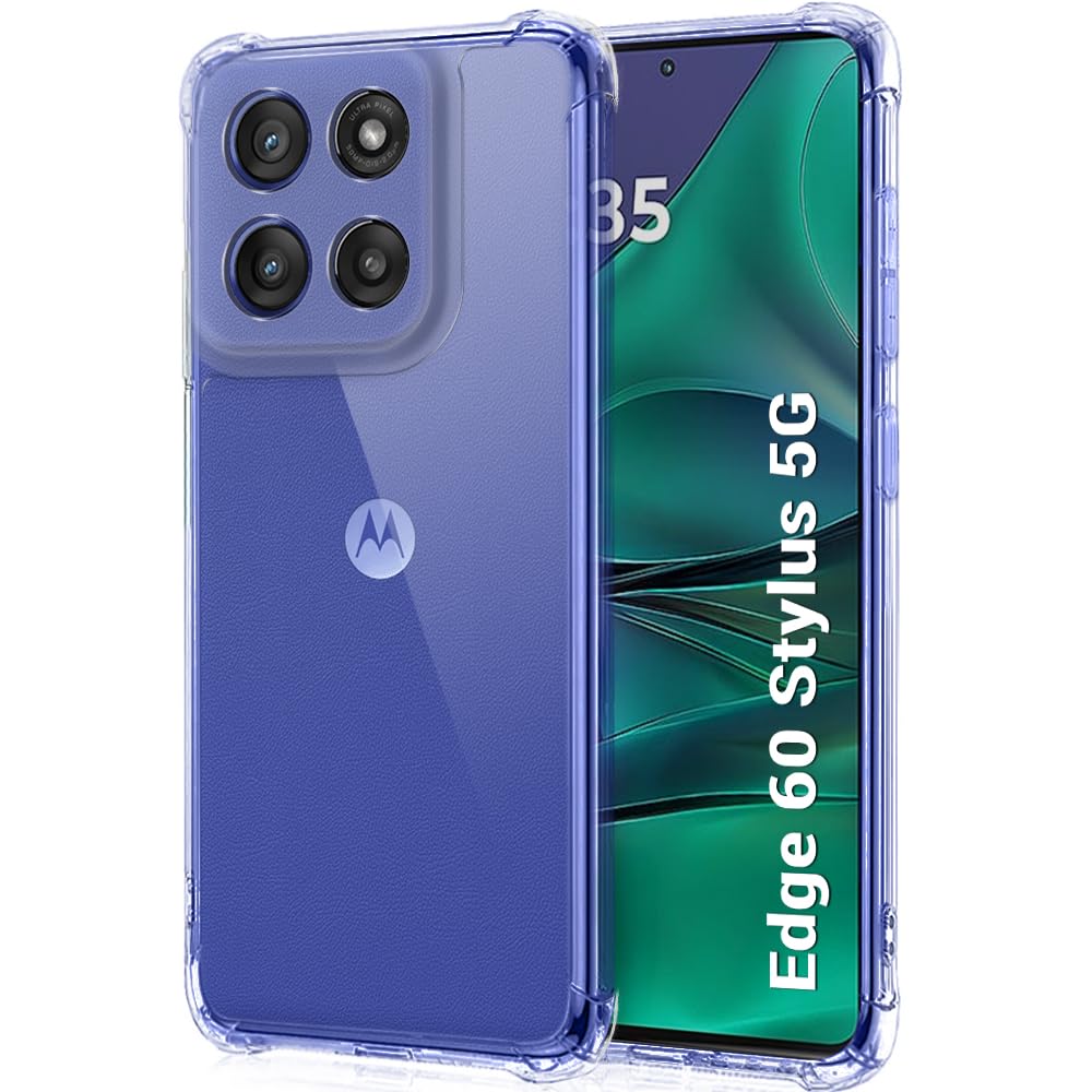 Motorola 60 Stylus 5G Back Cover (Transparent)