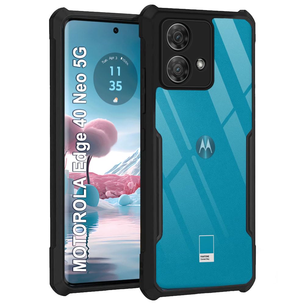 Motorola Edge 40 Neo 5G Back Cover (Silicone Border)