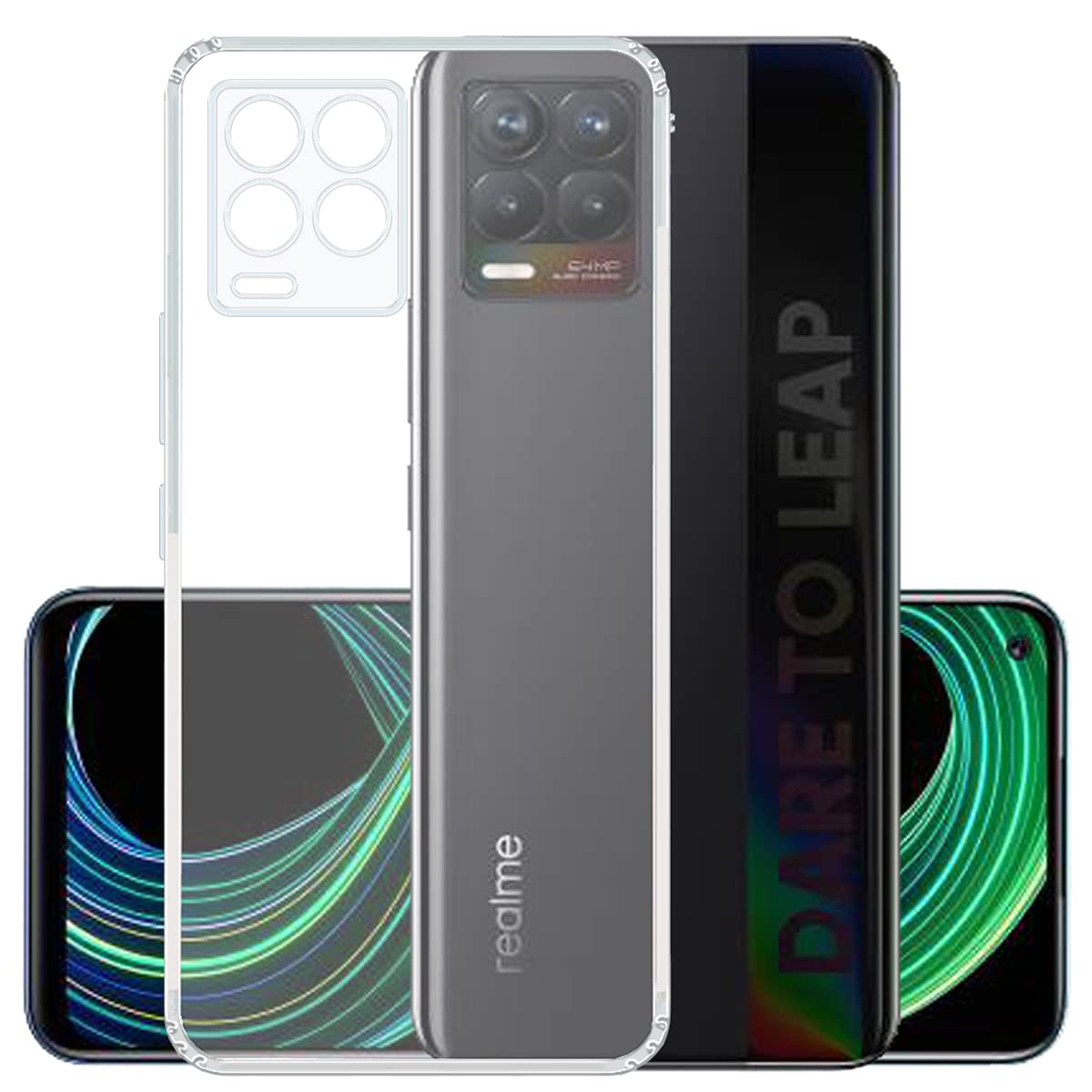 Realme 8 5G/8s 5G Back Cover (Transparent)