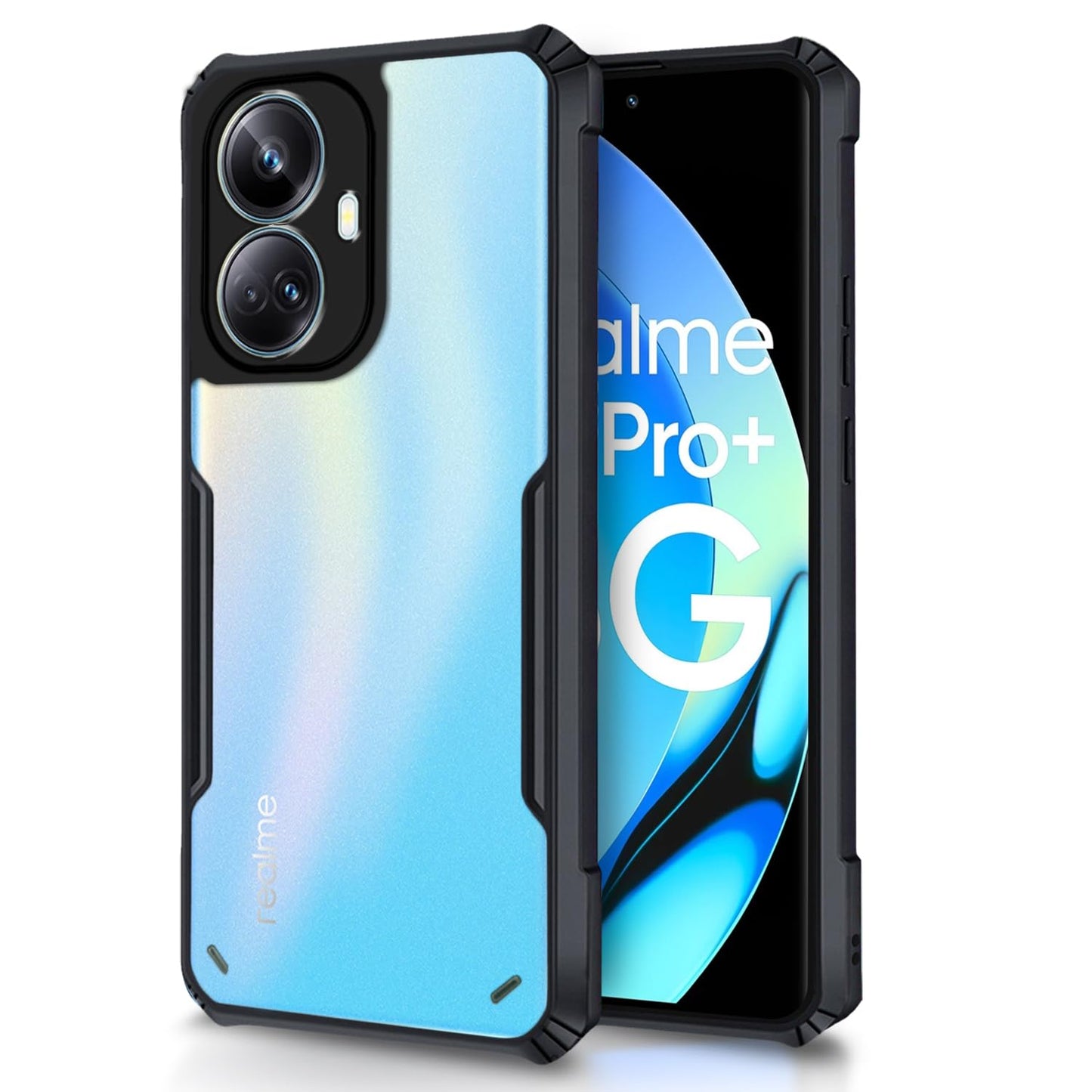 Realme 10 Pro+ 5G Back Cover (Silicone Border)