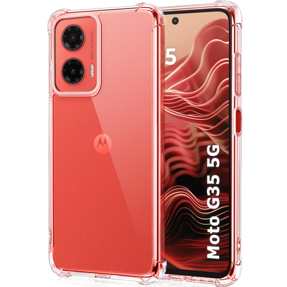 Motorola G35 5G Back Cover (Transparent)