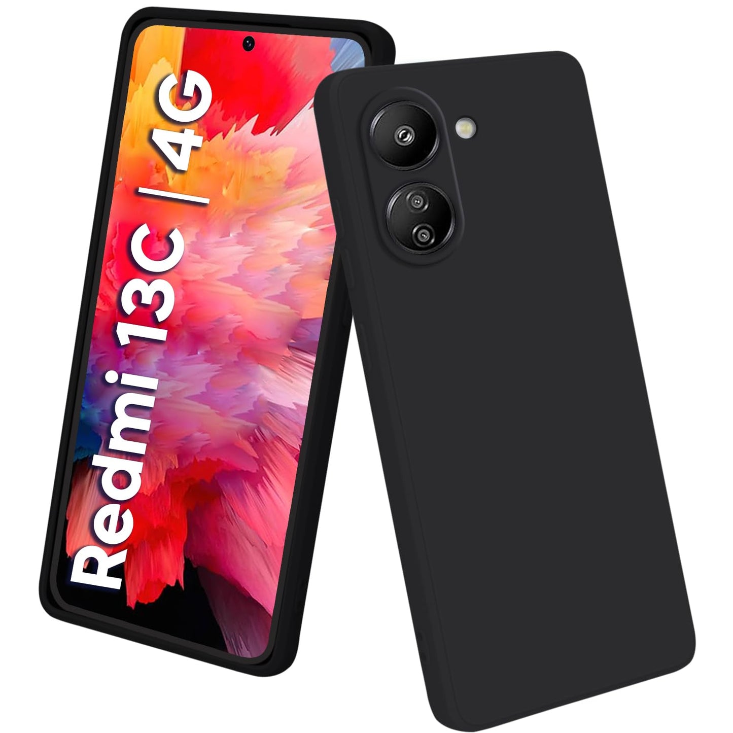 Matte Finish Silicone Cover For Redmi 13C 4G