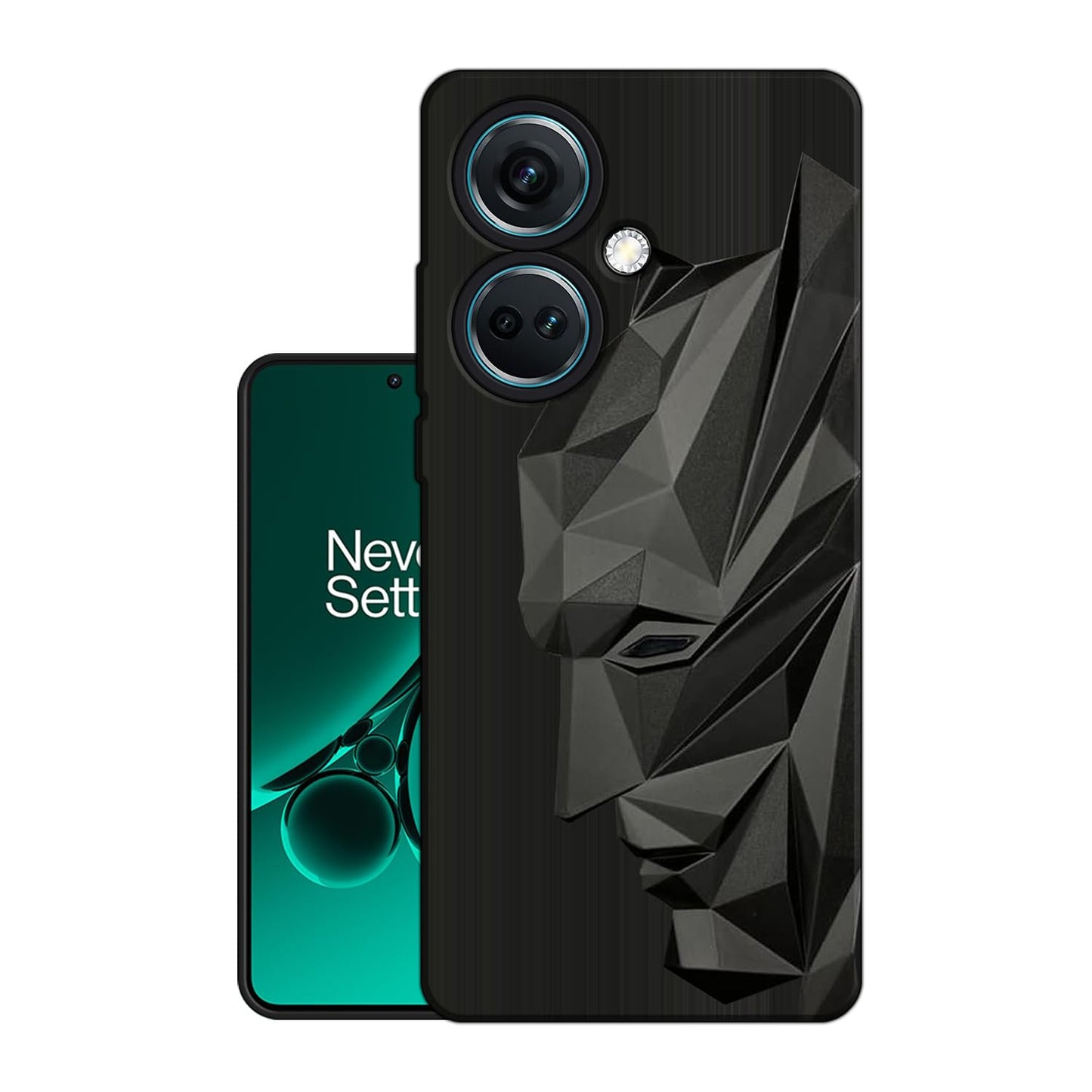 Superhero Engraved logo silicon Cover for OnePlus Nord CE 3 5G