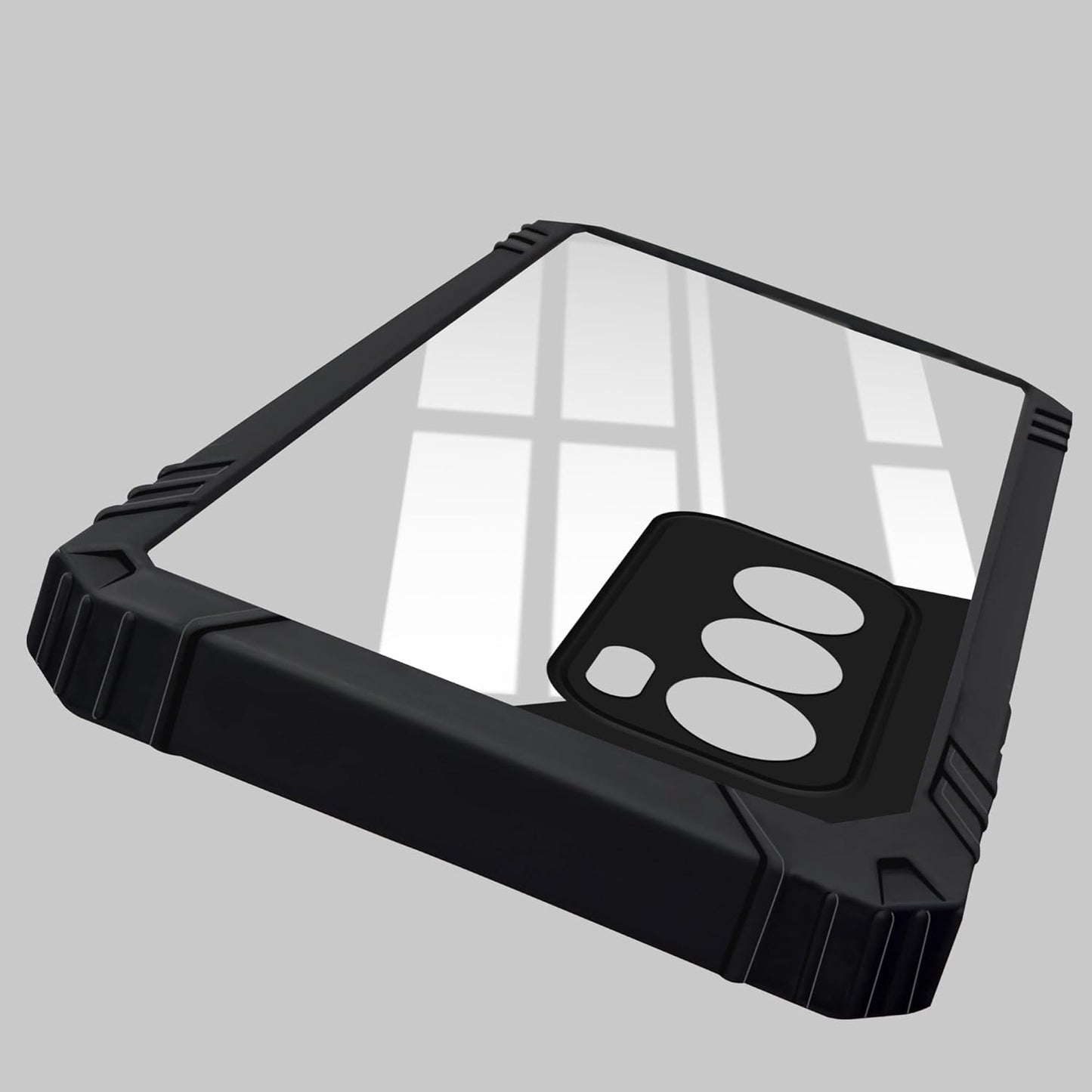 Oppo Reno12 5G Back Cover (Silicone Border)