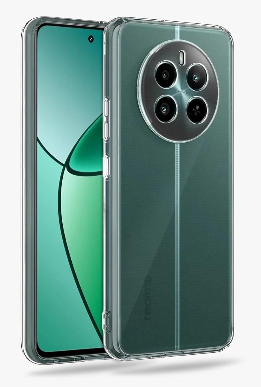 Realme 12+ 5G Back Cover (Transparent)