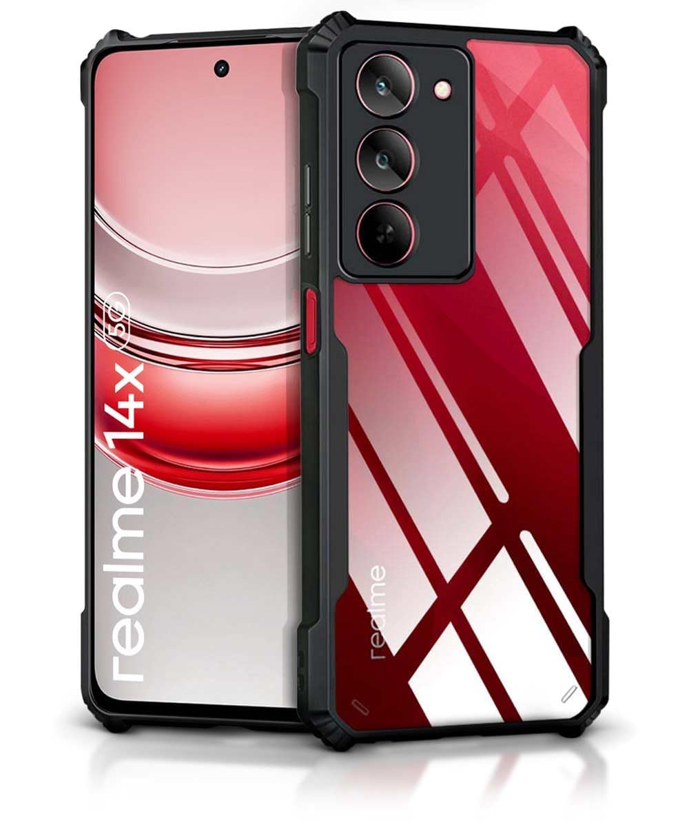 Realme 14x 5G Back Cover (Silicone Border)