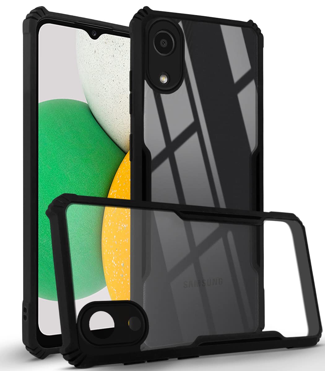 Samsung A03 Core Back Cover (Silicone Border)