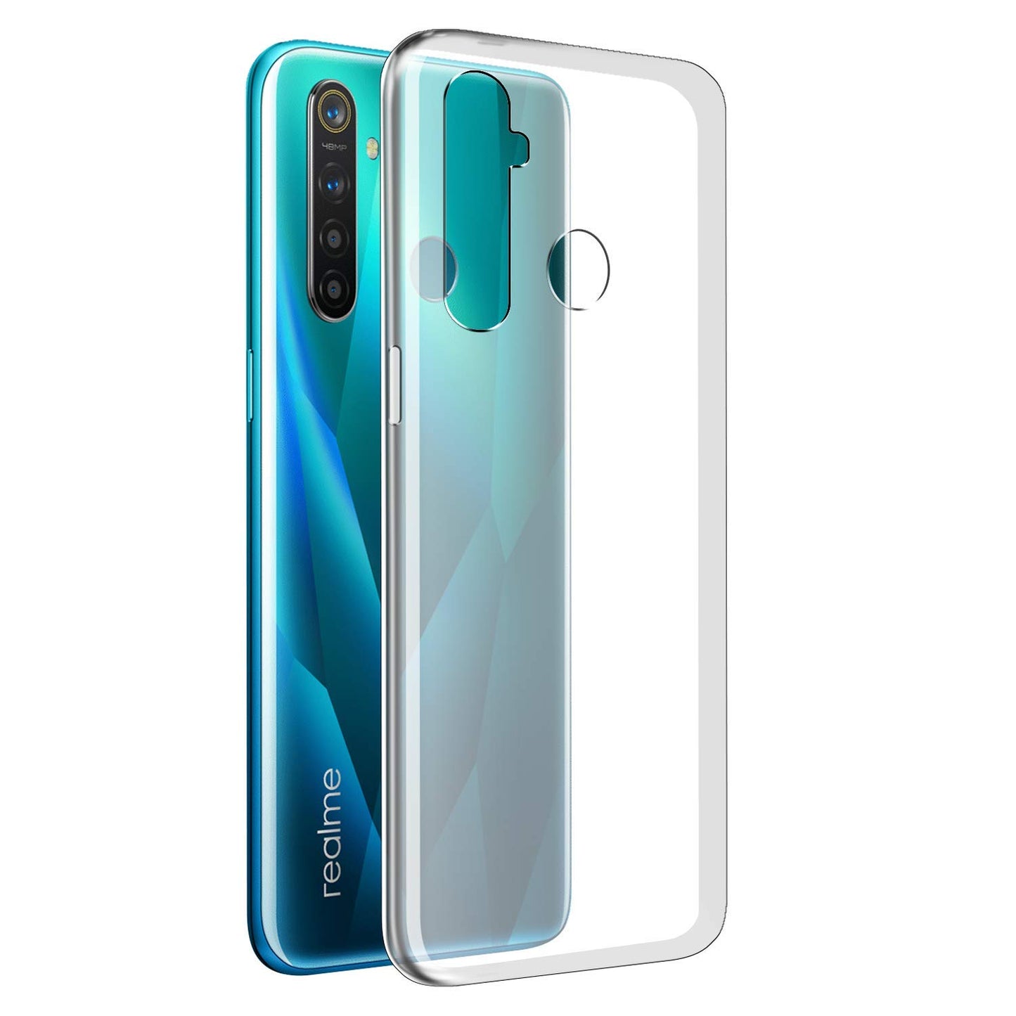 Realme 5 Pro Back Cover (Transparent)