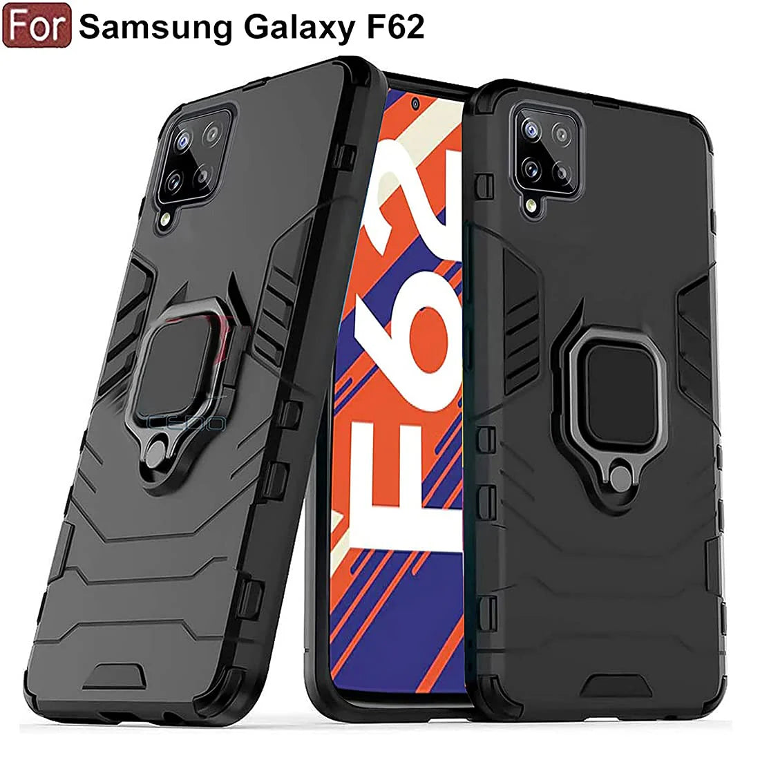 Samsung F62 Back Cover (Hybrid Armor)