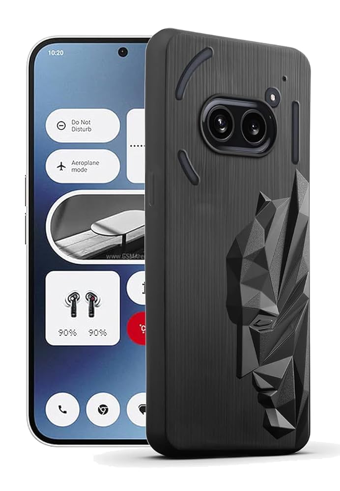 Superhero Engraved logo silicon Cover for Nothing Phone 3A