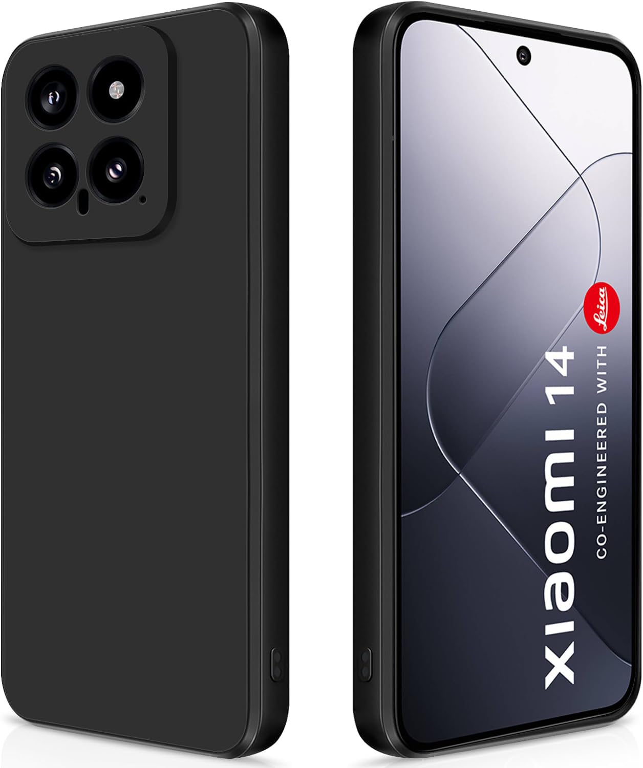 Matte Finish Silicone Cover For Xiaomi 14 5G