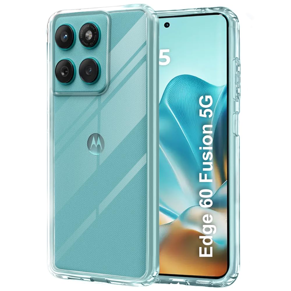 Motorola Edge 60 Fusion 5G Back Cover (Transparent)