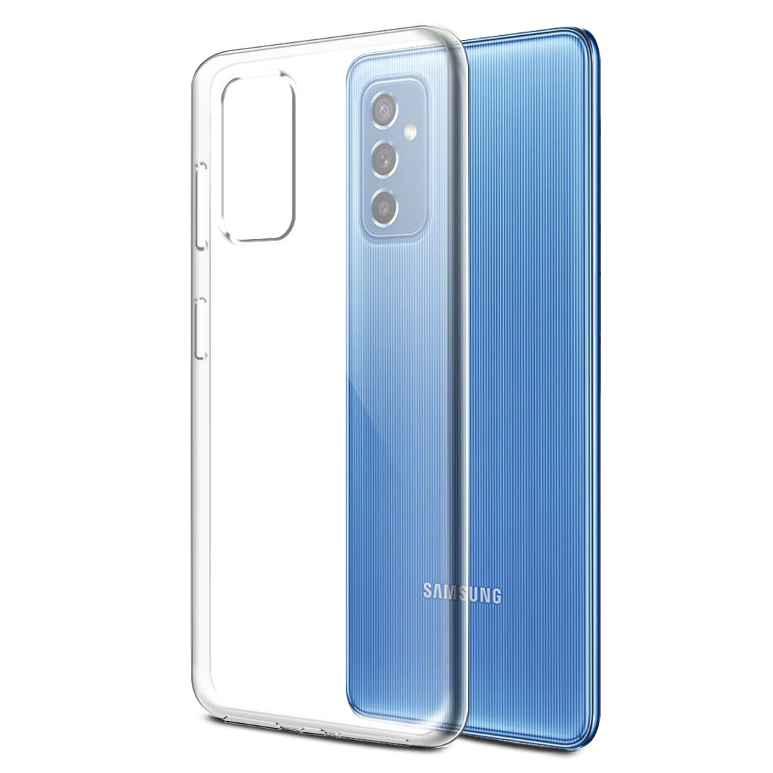 Samsung M52 5G Back Cover (Transparent)