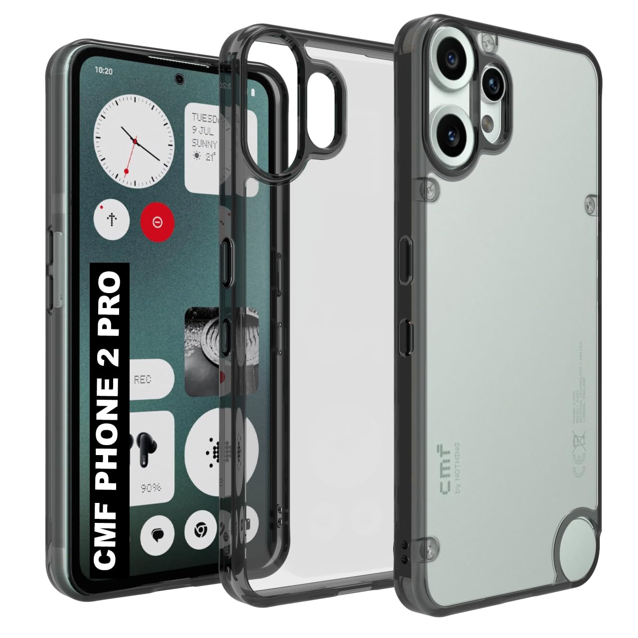 Nothing CMF Phone 2 Pro Back Cover (Silicone Border)