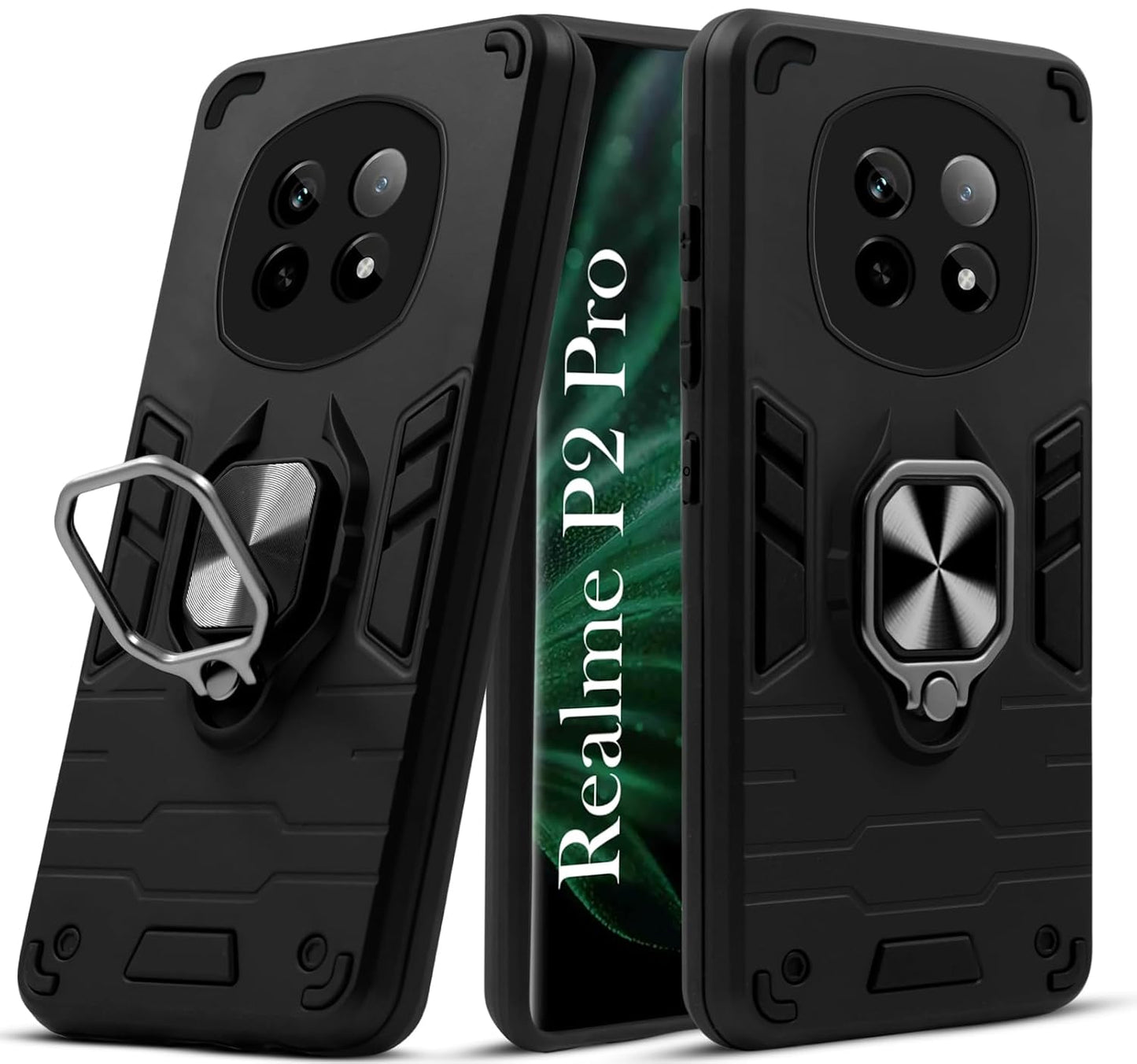 Realme P2 Pro Back Cover (Hybrid Armor)