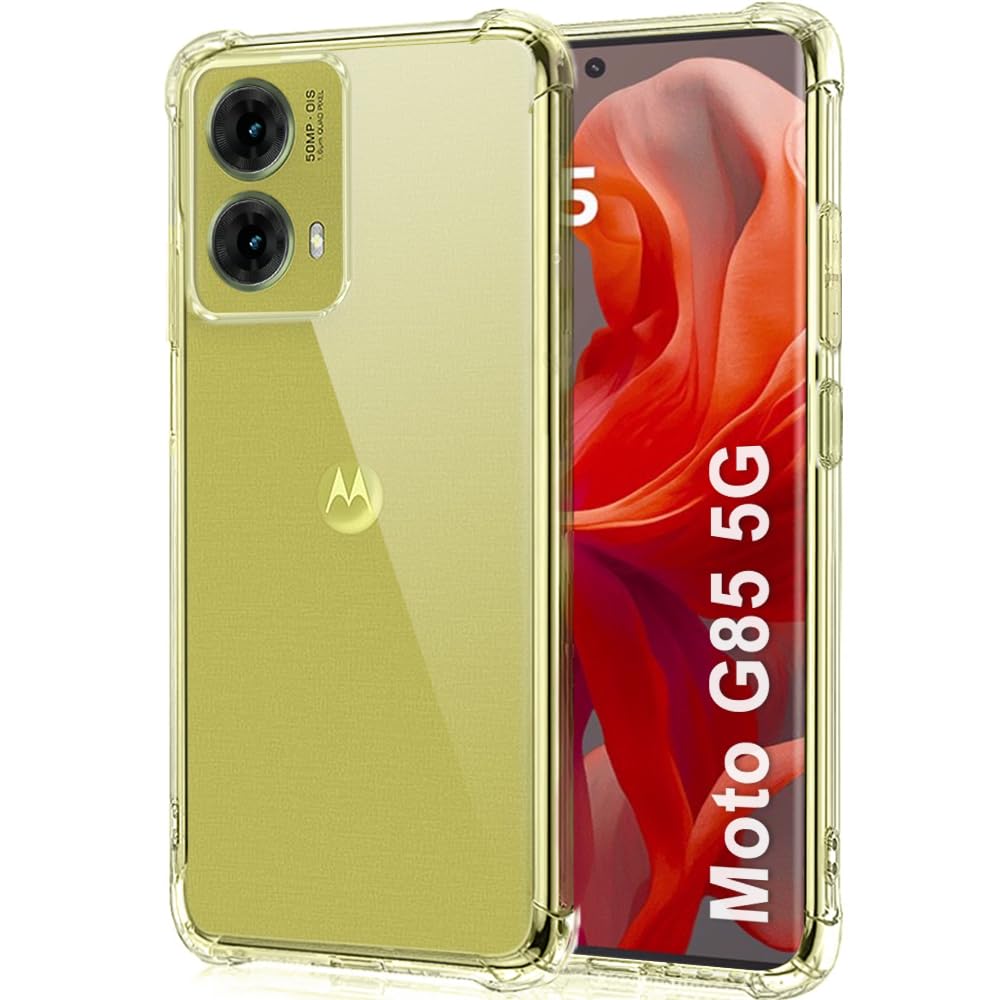 Moto G85 5G Back Cover (Transparent)