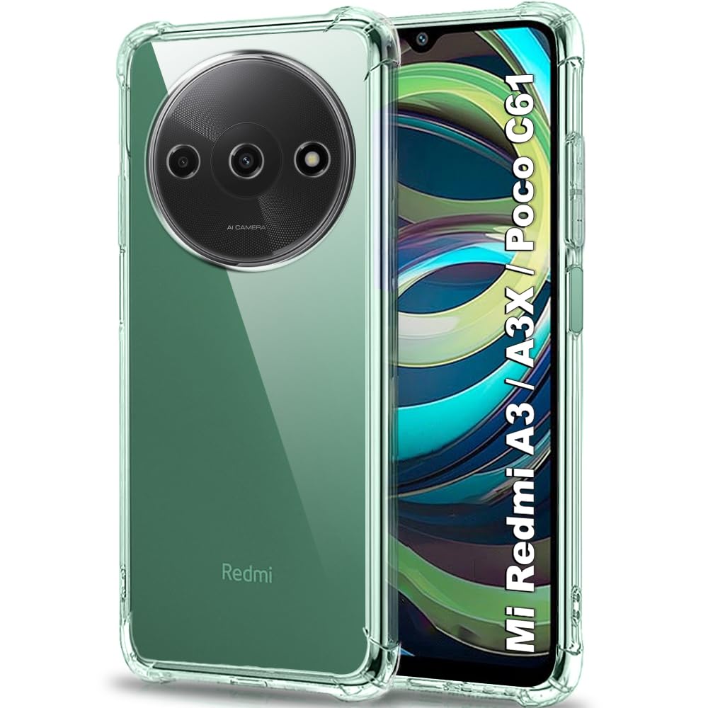 Redmi A3X Back Cover (Transparent)