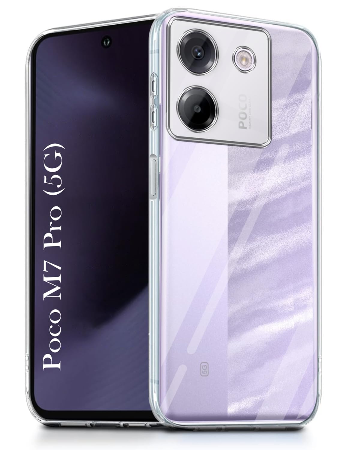 Poco M7 Pro 5G Back Cover (Transparent)