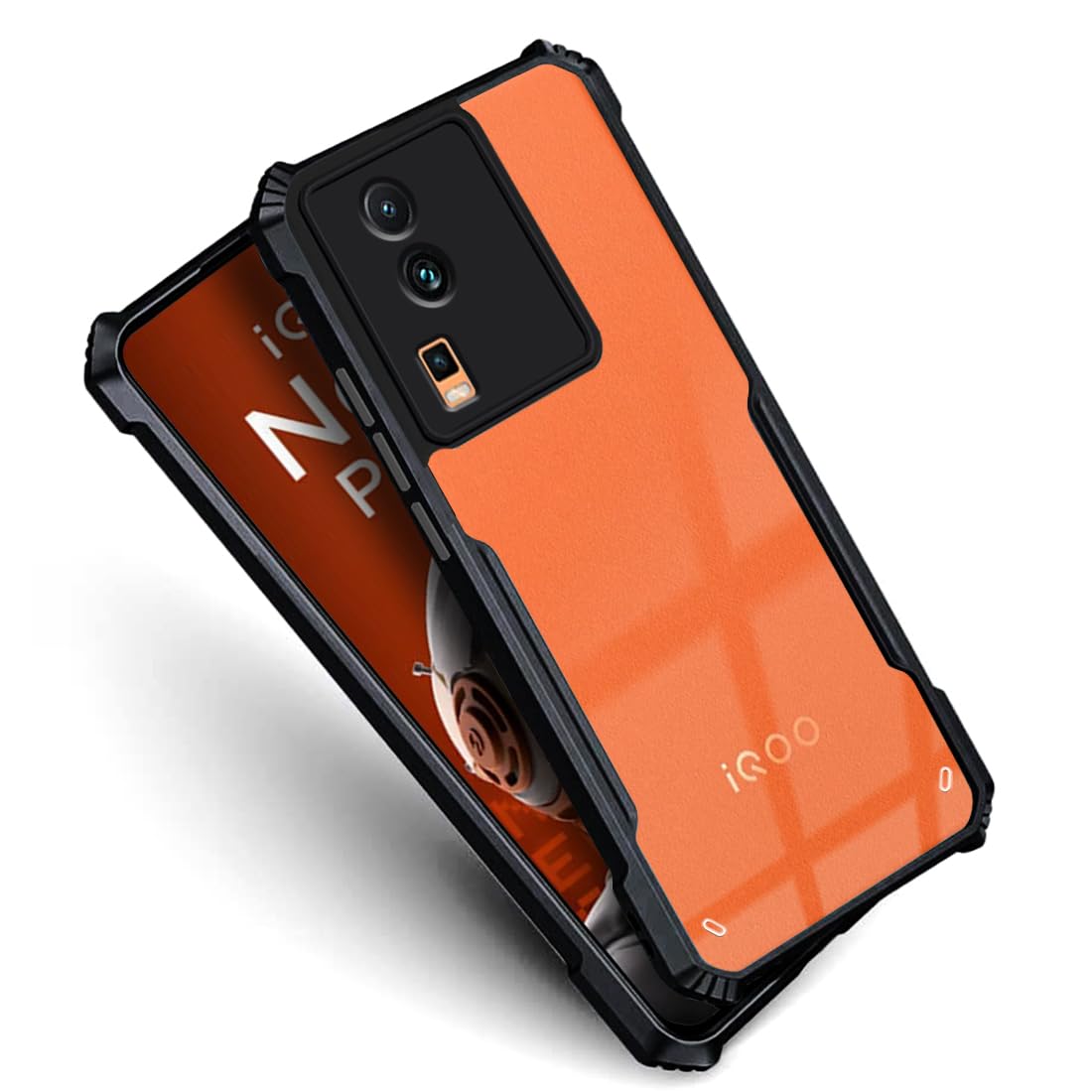 iQOO Neo 7 Pro Back Cover (Silicone Border)