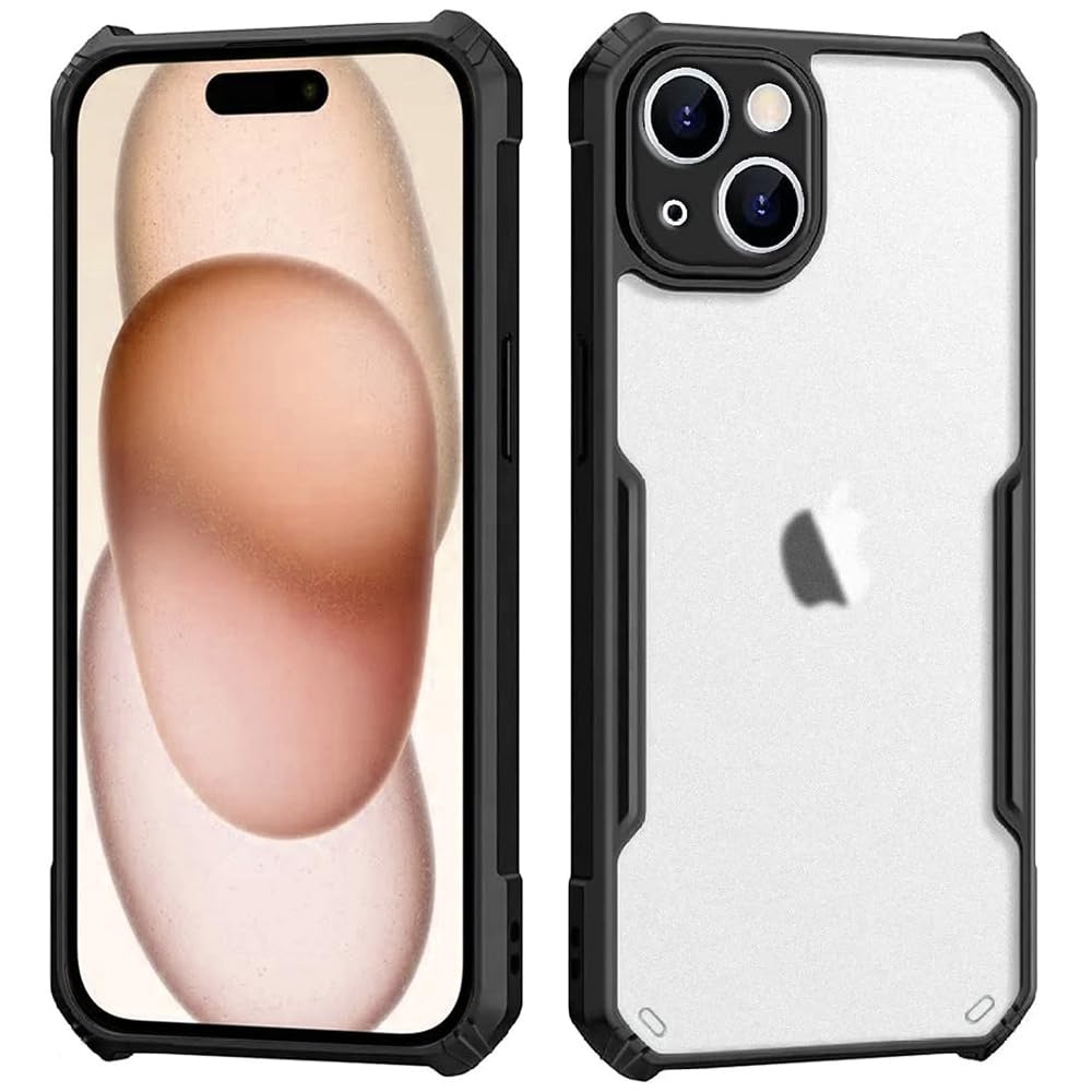 Apple iphone 15 Plus Back Cover (Silicone Border)