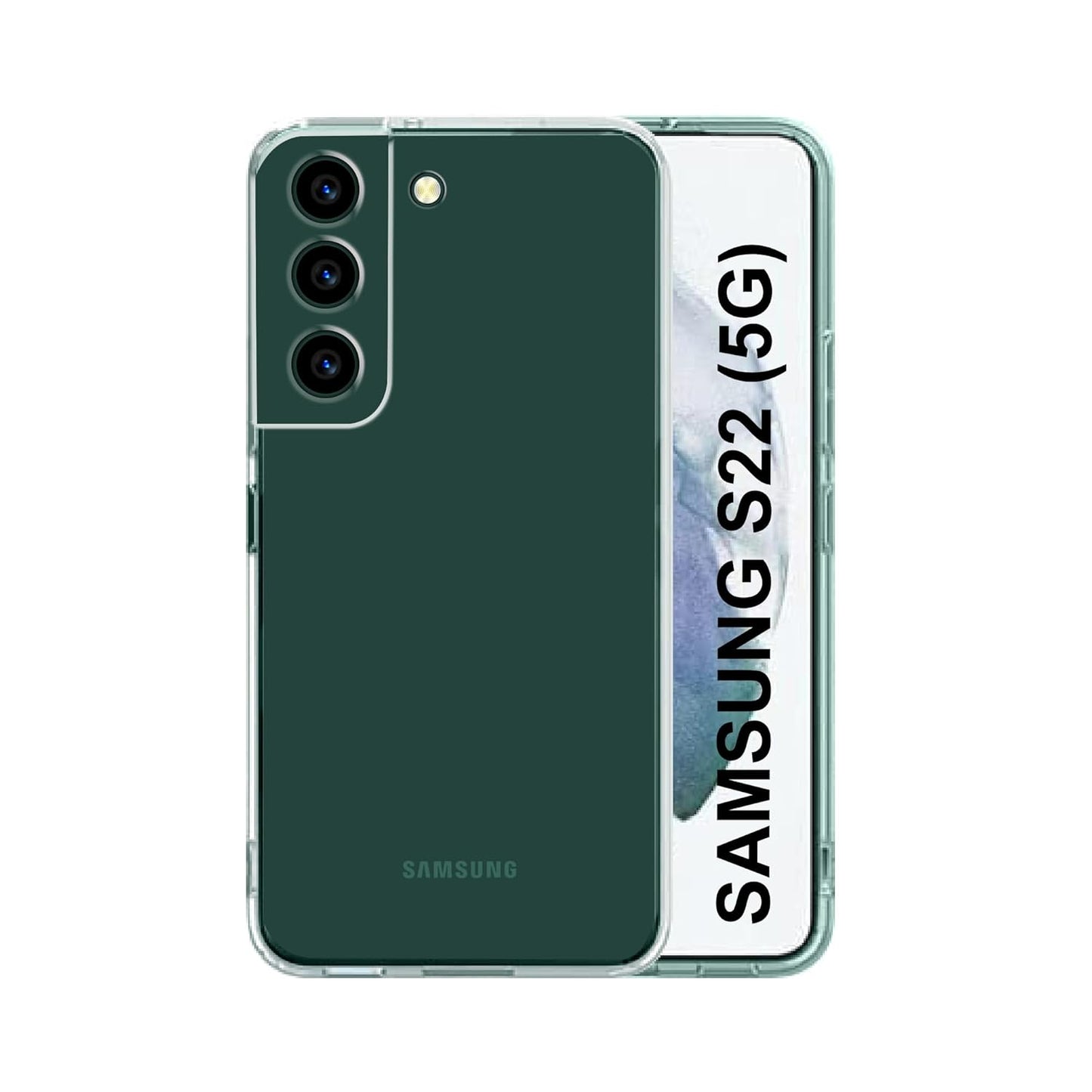 Samsung S22 5G Back Cover (Transparent)
