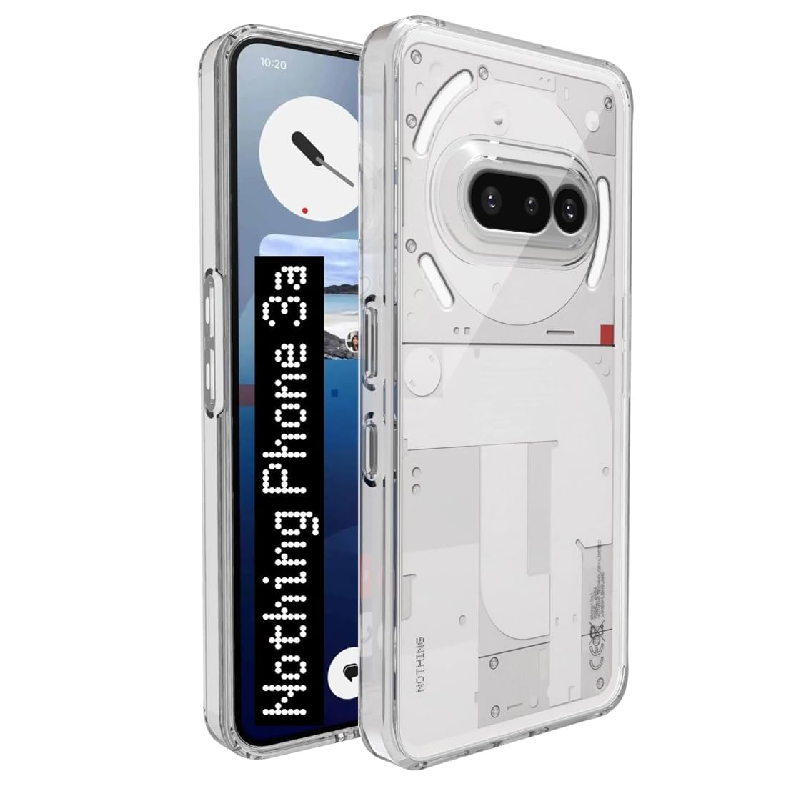 Nothing Phone 3A 5G Back Cover (Transparent)
