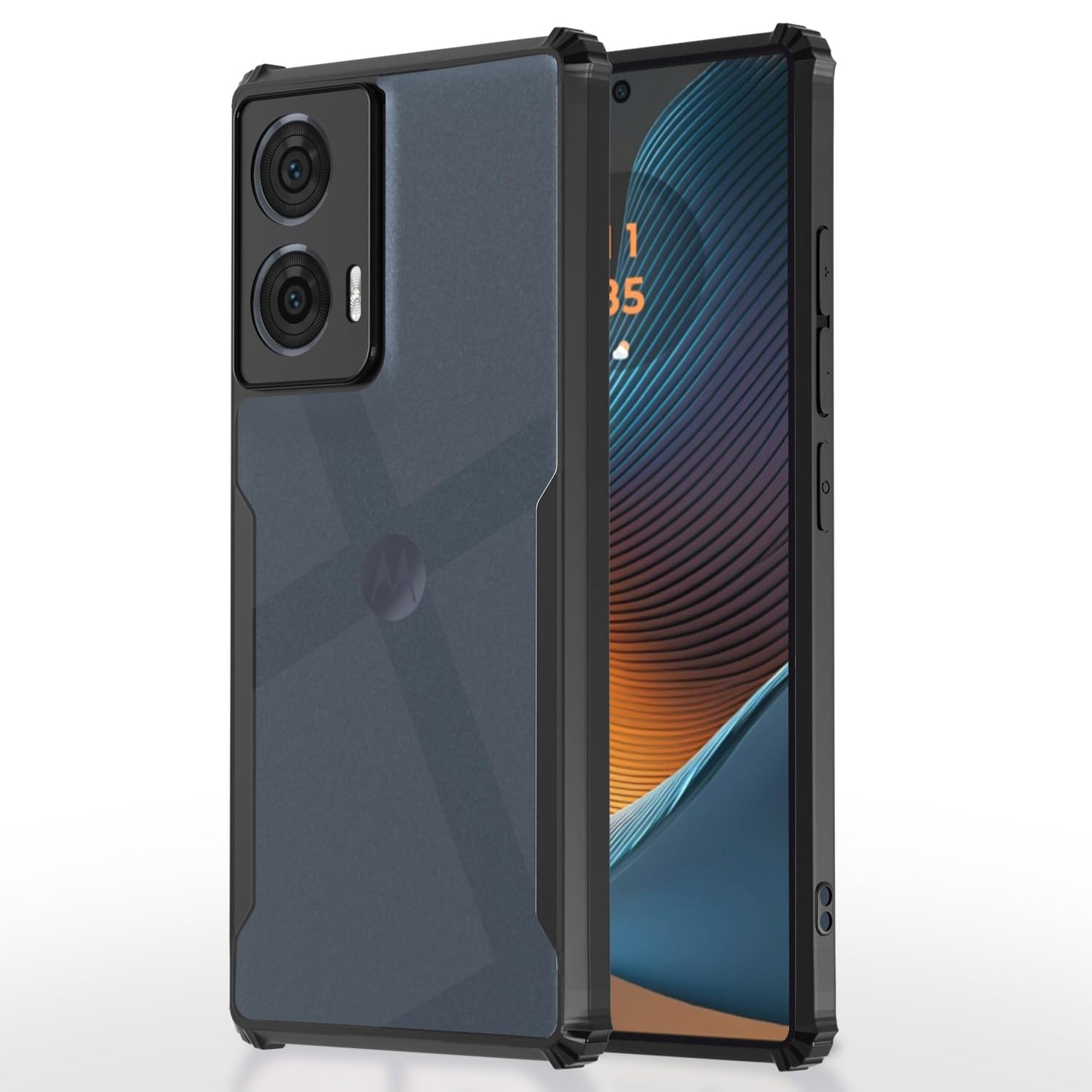 Motorola Edge 50 Fusion Back Cover (Silicone Border)